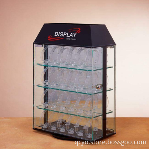 Foldable Acrylic Jewelry display stand - holds up to 120 pairs of earrings, with 8 necklace hooks